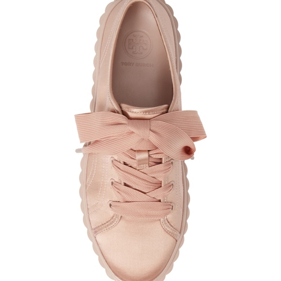 Tory Burch Shoes - ❌SOLD❌NIB TORY BURCH Cotton/Silk Platform Scallop Shoes